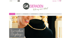 Desktop Screenshot of gksieraden.nl
